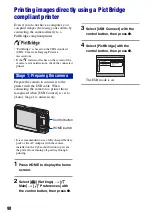 Предварительный просмотр 98 страницы Sony DSC-G1 - Cyber-shot Digital Camera Handbook