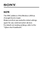 Preview for 58 page of Sony DSC-G1 - Cyber-shot Digital Camera Service Manual