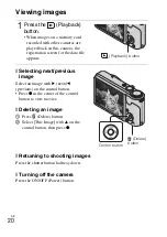 Предварительный просмотр 20 страницы Sony DSC-H55 - Cyber-shot Digital Still Camera Instruction Manual