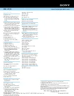 Preview for 2 page of Sony DSC-H7B - Cyber-shot Digital Still Camera Specifications