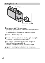 Preview for 14 page of Sony DSC-H90 Instruction Manual