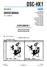 Preview for 67 page of Sony DSC-HX1 Cyber-shot® Service Manual