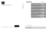 Sony DSC-HX60 Instruction Manual предпросмотр