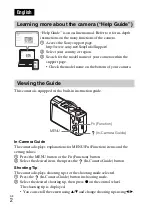 Preview for 2 page of Sony DSC-HX60 Instruction Manual