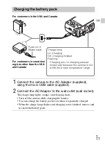 Preview for 11 page of Sony DSC-HX60 Instruction Manual