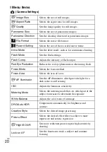 Preview for 20 page of Sony DSC-HX60 Instruction Manual