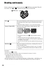 Preview for 34 page of Sony DSC M2 - Cybershot 5.1MP Digital Camera Operating Instructions Manual