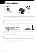 Preview for 36 page of Sony DSC M2 - Cybershot 5.1MP Digital Camera Operating Instructions Manual