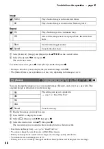 Preview for 46 page of Sony DSC M2 - Cybershot 5.1MP Digital Camera Operating Instructions Manual