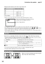 Preview for 52 page of Sony DSC M2 - Cybershot 5.1MP Digital Camera Operating Instructions Manual