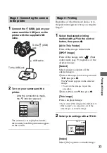 Preview for 77 page of Sony DSC M2 - Cybershot 5.1MP Digital Camera Operating Instructions Manual