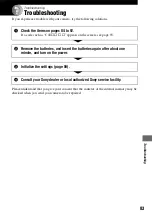 Preview for 83 page of Sony DSC M2 - Cybershot 5.1MP Digital Camera Operating Instructions Manual