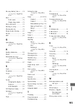 Preview for 105 page of Sony DSC M2 - Cybershot 5.1MP Digital Camera Operating Instructions Manual