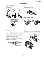 Предварительный просмотр 5 страницы Sony DSC-P31 Service Manual