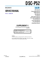 Preview for 46 page of Sony DSC-P52 - Cyber-shot 3.2MP Digital Camera Service Manual