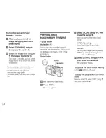 Preview for 64 page of Sony DSC-P7 - Cyber-shot Digital Still Camera Operating Instructions Manual