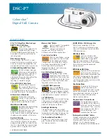 Preview for 1 page of Sony DSC-P7 - Cyber-shot Digital Still Camera Specifications