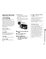 Preview for 57 page of Sony DSC-P71 - Cyber-shot Digital Still Camera Operating Instructions Manual