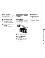 Preview for 65 page of Sony DSC-P71 - Cyber-shot Digital Still Camera Operating Instructions Manual