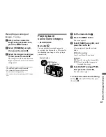 Preview for 67 page of Sony DSC-P71 - Cyber-shot Digital Still Camera Operating Instructions Manual