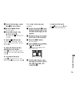 Preview for 73 page of Sony DSC-P71 - Cyber-shot Digital Still Camera Operating Instructions Manual