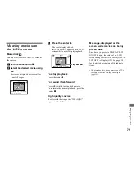 Preview for 75 page of Sony DSC-P71 - Cyber-shot Digital Still Camera Operating Instructions Manual