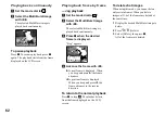 Preview for 62 page of Sony DSC-P8 - Cyber-shot Digital Still Camera Operating Instructions Manual