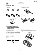 Предварительный просмотр 5 страницы Sony DSC-P8 - Cyber-shot Digital Still Camera Service Manual