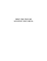 Sony DSC RX10 M3 Manual preview
