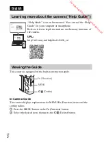 Предварительный просмотр 2 страницы Sony DSC-RX100M3 Instruction Manual