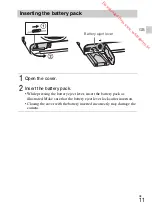 Предварительный просмотр 11 страницы Sony DSC-RX100M3 Instruction Manual