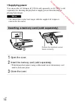 Предварительный просмотр 16 страницы Sony DSC-RX100M3 Instruction Manual