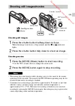 Предварительный просмотр 19 страницы Sony DSC-RX100M3 Instruction Manual