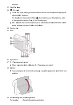 Предварительный просмотр 21 страницы Sony DSC-RX100M5 How To Use Manual