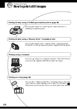 Предварительный просмотр 64 страницы Sony DSC-S500 Cyber-shot Handbook