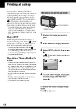 Предварительный просмотр 68 страницы Sony DSC-S500 Cyber-shot Handbook