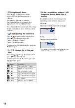 Предварительный просмотр 14 страницы Sony DSC S650 - Cyber-shot Digital Camera Instruction Manual