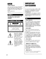 Предварительный просмотр 2 страницы Sony DSC S730 - Cyber-shot Digital Camera Instruction Manual