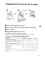 Предварительный просмотр 9 страницы Sony DSC S730 - Cyber-shot Digital Camera Instruction Manual