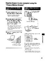 Предварительный просмотр 96 страницы Sony DSC S730 - Cyber-shot Digital Camera Instruction Manual