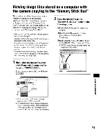 Предварительный просмотр 102 страницы Sony DSC S730 - Cyber-shot Digital Camera Instruction Manual