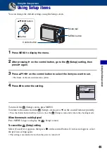 Предварительный просмотр 49 страницы Sony DSC-S750 Instruction Manual