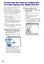 Предварительный просмотр 72 страницы Sony DSC-S750 Instruction Manual