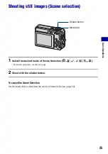 Предварительный просмотр 25 страницы Sony DSC-S800 Instruction & Operation Manual