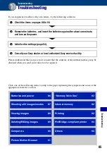 Предварительный просмотр 85 страницы Sony DSC-S800 Instruction & Operation Manual