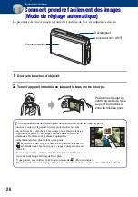 Предварительный просмотр 26 страницы Sony DSC-T200/B - Cyber-shot Digital Still Camera (French) Manual Pratique