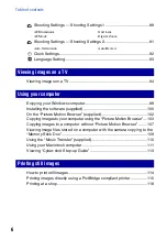 Preview for 6 page of Sony DSC-T300/B - Cyber-shot Digital Still Camera Handbook