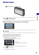 Preview for 35 page of Sony DSC-T300/B - Cyber-shot Digital Still Camera Handbook