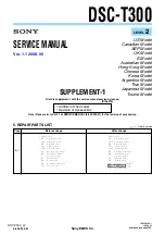 Preview for 49 page of Sony DSC-T300 Cyber-shot® Service Manual