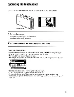 Предварительный просмотр 63 страницы Sony DSC T500 - Cyber-shot Digital Camera Instruction Manual